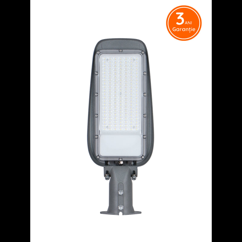 Lampa Stradala Gri Cu Led IP65100W 12000lm 6500K Brate Reglabile