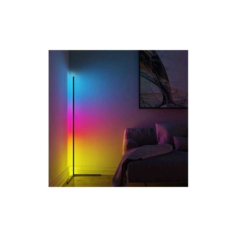 Lampadar, LED RGB,joc de lumini si sincronizare dupa voce sau muzica, telecomanda, lumina ambientala,148CM