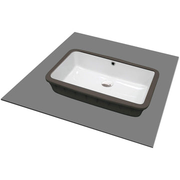 Lavoar ceramic, montare sub blat, Deante