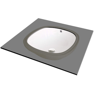 Lavoar ceramic, montare sub blat, Deante