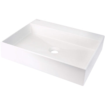 Lavoar din granit, blat, cu gaură pentru baterie - 500x400 mm, Deante