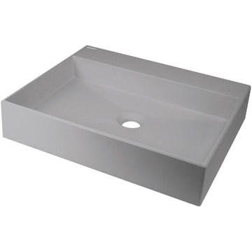 Lavoar din granit, blat, cu gaură pentru baterie - 500x400 mm, Deante