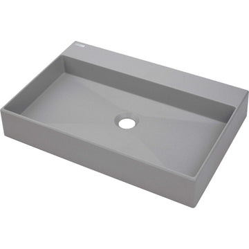 Lavoar din granit, blat, cu gaură pentru baterie - 60x40 cm, Deante