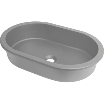 Granite washbasin, undermount/recessed, Deante