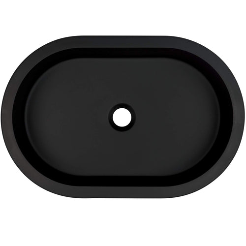 Granite washbasin, undermount/recessed, Deante