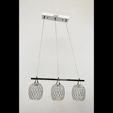 LUSTRA CRISTAL CU LED 15W COD 2695/3 LUMINA RECE 6500K