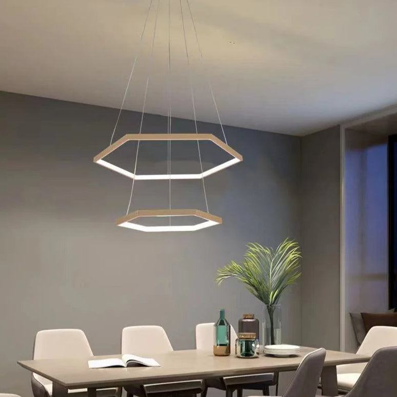 LUSTRA CU LED FARA TELECOMANDA LUMINA NEUTRA YDH11/40+60 GOLD