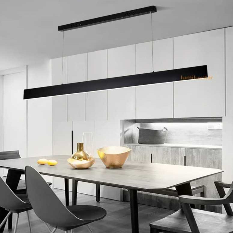 Lustra LED 120cm cu Telecomanda wifi 2.4G lumina/rece/calda/neutra intensitate reglabila