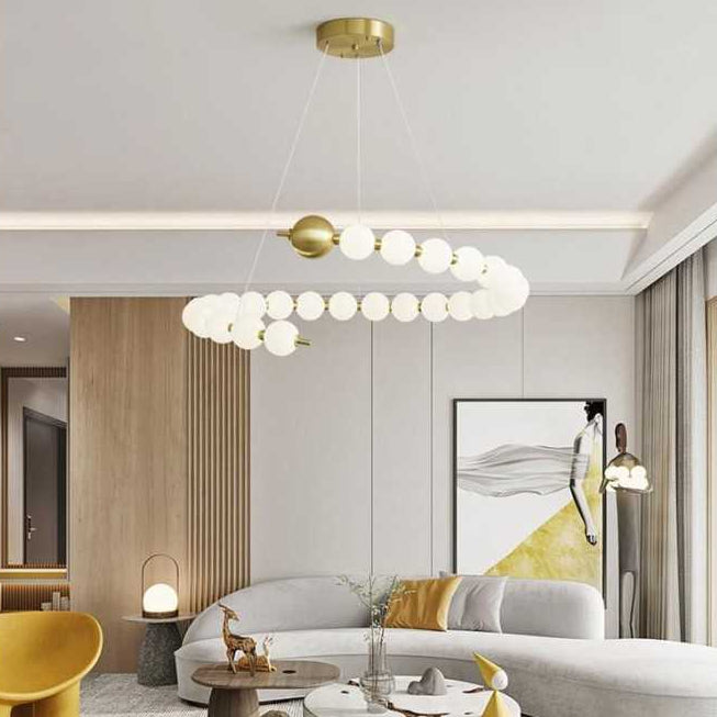 Lustra LED 72W Cu 15 BiLE Telecomanda Moderna 3000k/4000/6500k