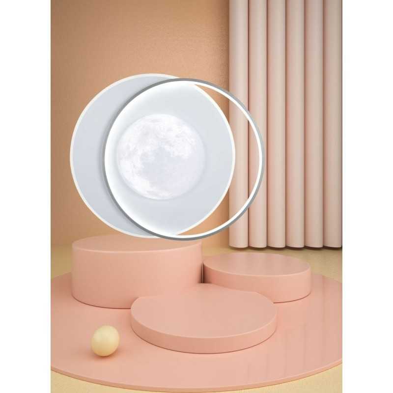 Lustra LED 86W cu Telecomanda wifi 30cm 2.4G lumina/rece/calda/neutra intensitate reglabila