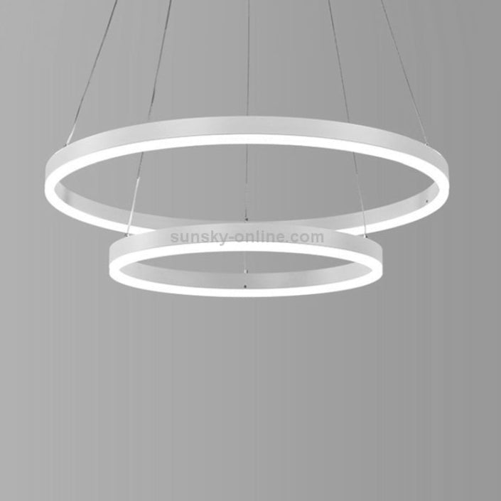 Lustra LED Alb 2cecuri cu Telecomanda wifi 2.4G lumina/rece/calda/neutra intensitate reglabila