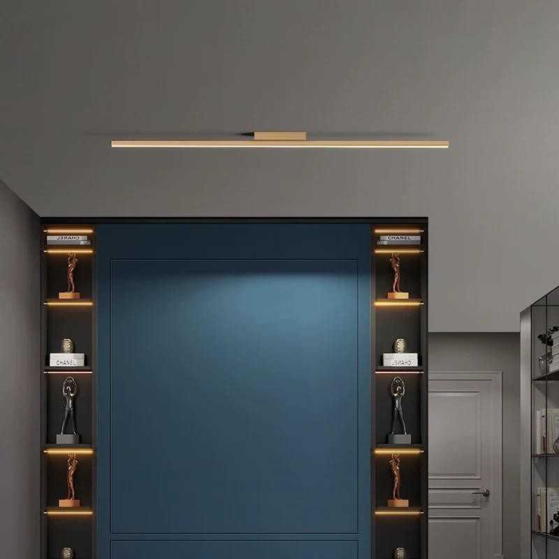 Lustra LED Bar Auriu 80CM Cu 3 Functii 32W