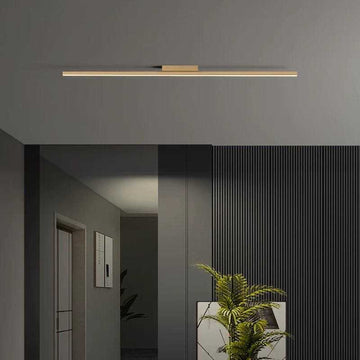 Lustra LED Bar Auriu100CM Cu 3 Functii 40W
