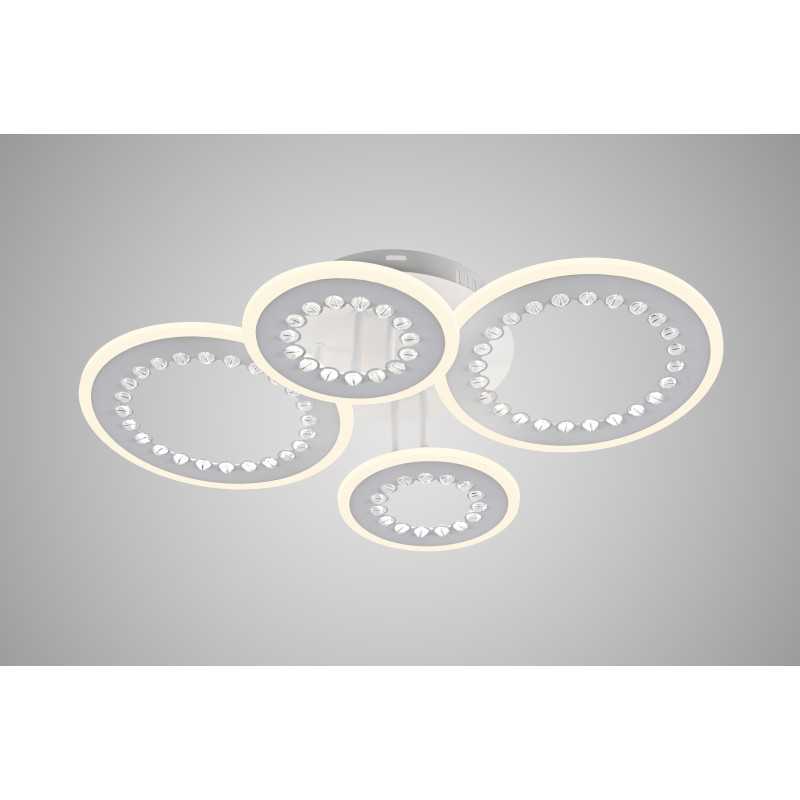 Lustra LED Beads Ring cu Telecomanda wifi 2.4G lumina/rece/calda/neutra intensitate reglabila