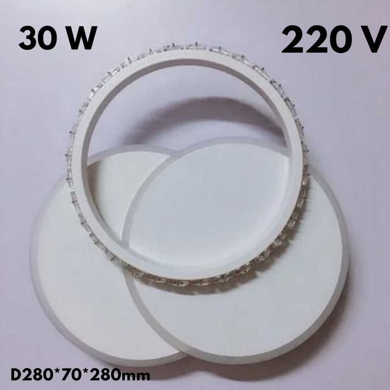 Lustra LED cu 3 functii 30W lumina calda/rece/neutra