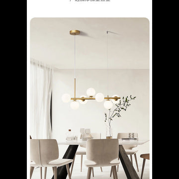 Lustra LED cu 7 Glob Alb Mat G9 Becurile Nu Sunt Incluse