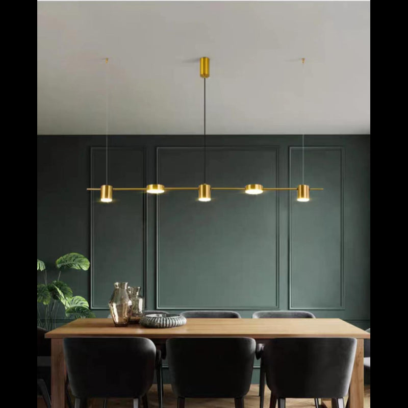 Lustra LED Gold cu Telecomanda wifi 2.4G lumina/rece/calda/neutra intensitate reglabila