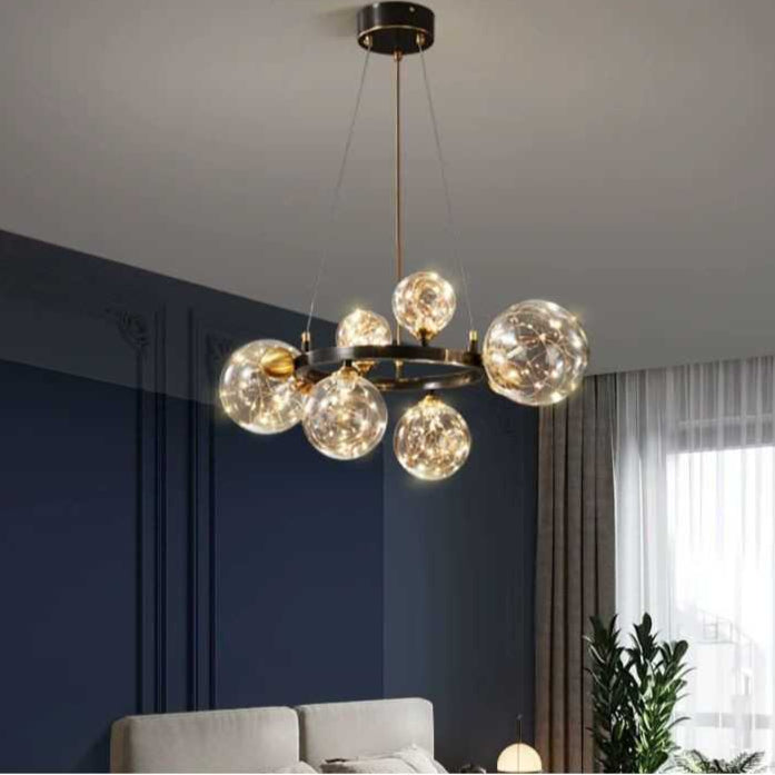 Lustra LED Licurici 40W D65CM Moderna 3000K