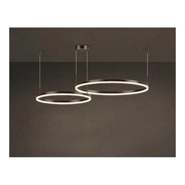 Lustra LED Maro 2 cecuri 60cm+40cmcu Telecomanda wifi 2.4G lumina/rece/calda/neutra intensitate reglabila