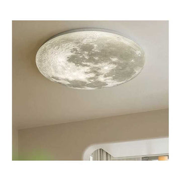 Lustra LED Plafoniera, D50cm Luna, 80W lumina calda ,rece si neutra