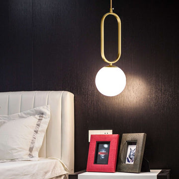 LUSTRA Nordic Luxury Glob Alb Corp Cupru E27 x 1