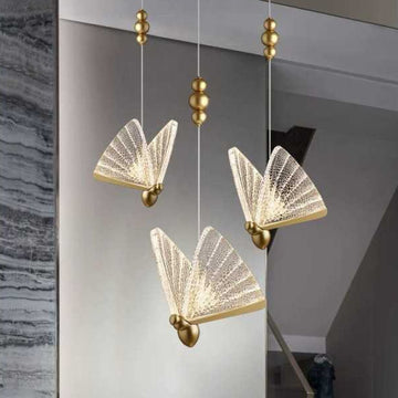 Lustra Pe Cablu cu LED Fluture 18W 3000K/4000K/6500K