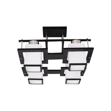 LUSTRA RUSTIC CU LEMN S088/4 e27*4 maxim 60w/bec
