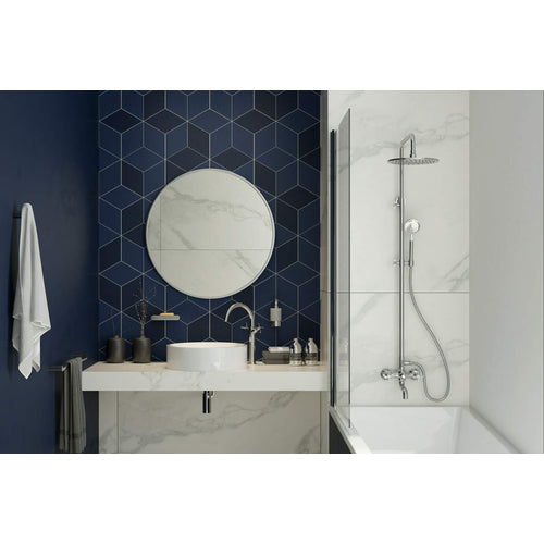 Shower cap, with bathtub faucet, Deante