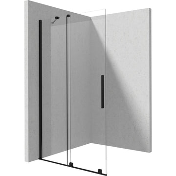 Shower wall, screen, 140 cm - sliding, Deante