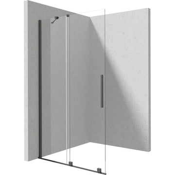 Shower wall, screen, 140 cm - sliding, Deante