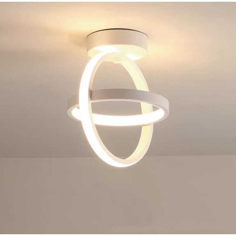 Plafoniera 2 Cercuri Led Lumina Calda Neutra Rece 26W