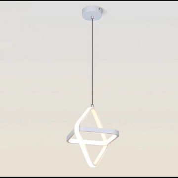 Plafoniera 2 Patrate Negru Led Lumina Calda Neutra Rece 26W