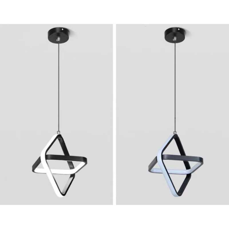 Plafoniera LED Negru Led Lumina Calda Neutra Rece 26W