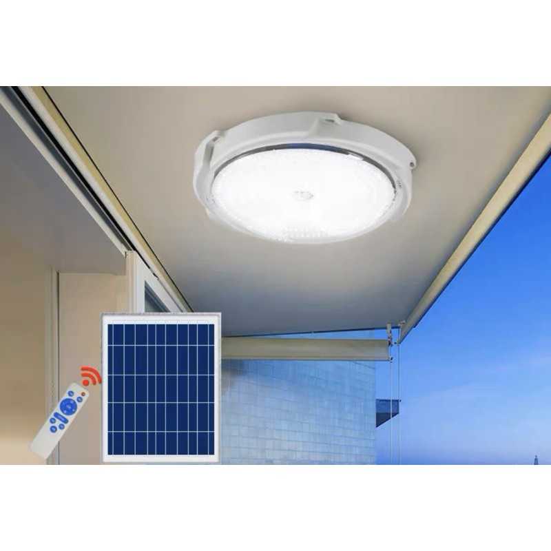 PLAFONIERA LED S11-100W LUMINA RECE/CALDA/NEUTRA CU PANOU SOLAR 110LED