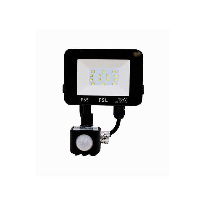 PROIECTOR FSL 10W LED CU SENZOR DE MISCARE FSF21 6500K LUMINA RECE
