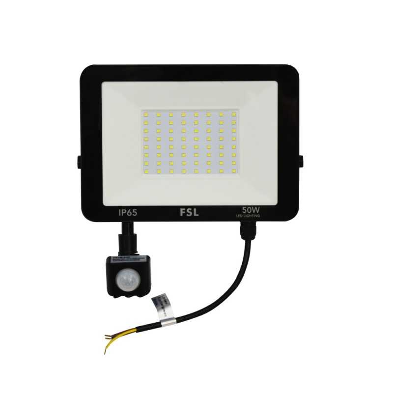 PROIECTOR FSL 50W CU SENZOR DE MISCARE LED FSF21 6500K LUMINA RECE