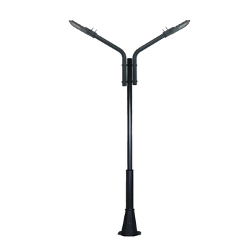 Stalp iluminat stradal LED 3m SV-008.N3 2L PRO STREET rezistent exterior