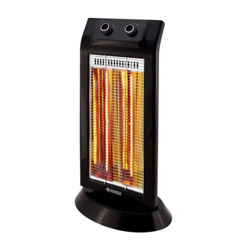 Radiator de podea cu infrarosu, Olimpia Splendid Carbon Black , 2 trepte, cu halogen, oscilatie, putere 1100 W, protectie, termostat, negru grossmann.ro