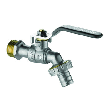 Ball valve, garden outlet type, with adapters - 3/4", Deante