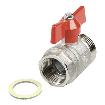 Robinet de izolare, cu bila, Tece, pentru incalzire in pardoseala cu agent termic, 3/4 FI x 1" FE grossmann.ro