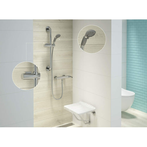 Shower set, 3-function - 2in1, Deante