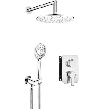 Set de duș cu montare îngropată, cu BOX pentru baterie, Deante