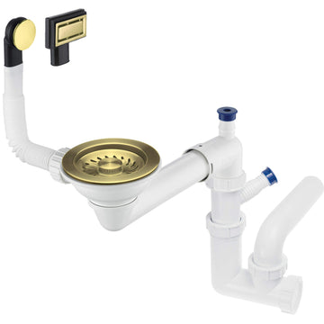 Sink trap, 1-bowl - Space-Saver, Deante