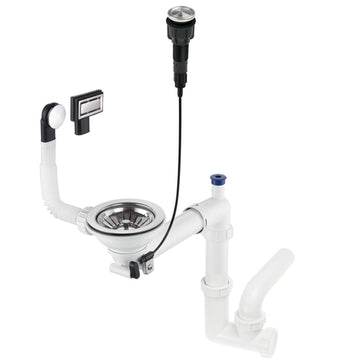 Granite sink trap, 1-bowl - Space-Saver, Deante