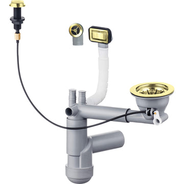 Granite sink trap, 1-bowl - Space-Saver, Deante