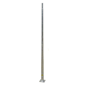 Octagonal street lighting pole 5m, galvanized steel - MADE TO ORDER