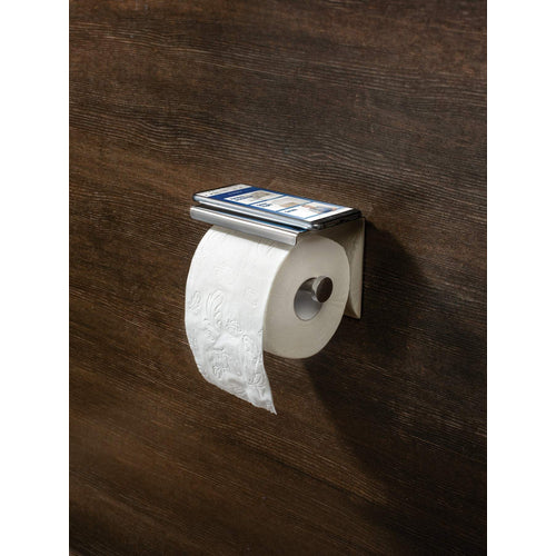 Toilet paper holder, wall mounted - with shelf, Deante