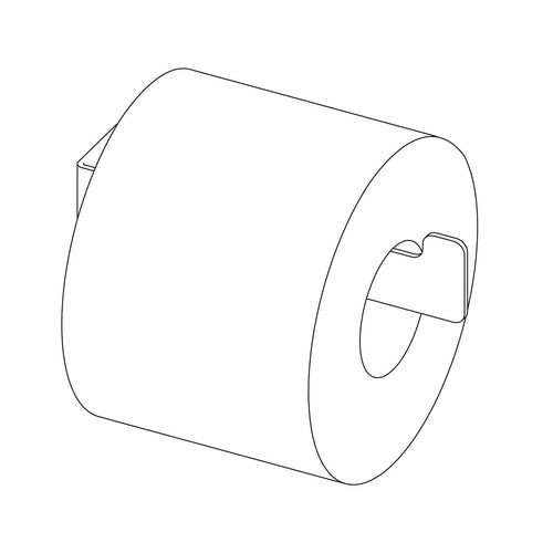 Toilet paper holder, wall mount, Deante