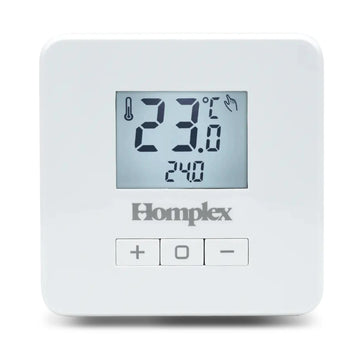Termostat cu fir Homplex EVO X alb pentru centrala