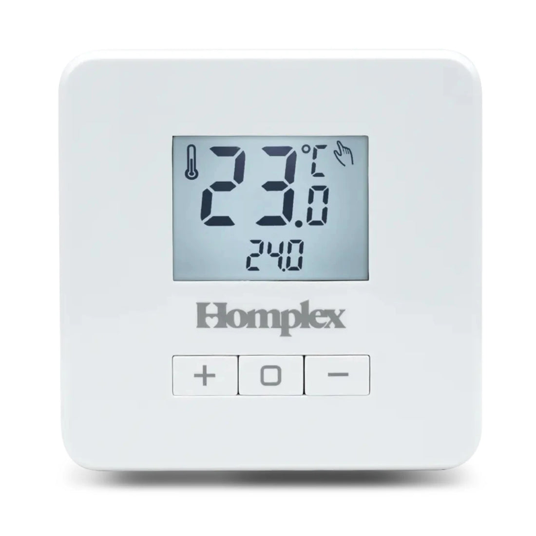 Termostat cu fir Homplex EVO X alb pentru centrala